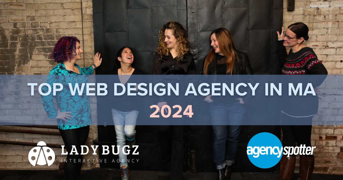 Ladybugz Interactive Agency in Boston MA has been named a best Web Design Agency in Massachusetts and the U.S. for 2024.