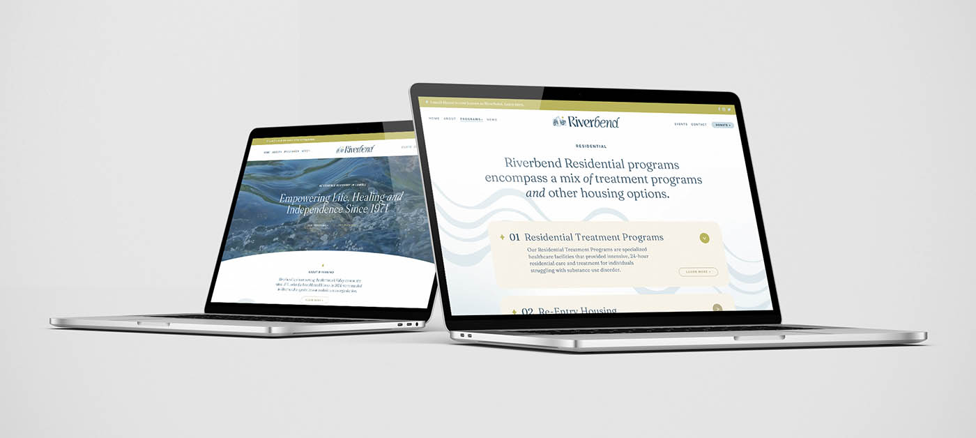 Rebranding, Renaming, Logo Design, and Website Redesign for Addiction Recovery Nonprofit Example