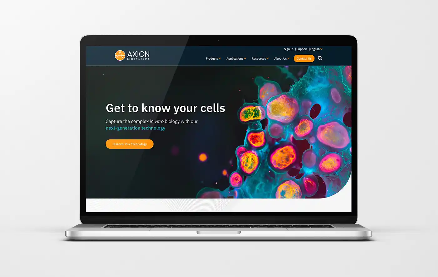 Atlanta biotech company website example